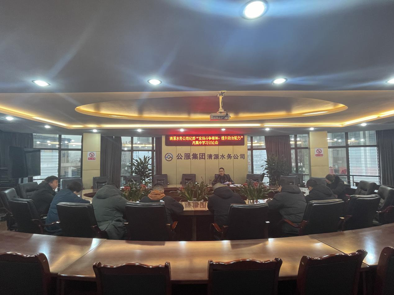 公司紀(jì)委召開紀(jì)委（擴(kuò)大）會(huì)暨紀(jì)檢監(jiān)察系統(tǒng)“發(fā)揚(yáng)斗爭(zhēng)精神，提升政治能力”月集中學(xué)習(xí)討論會(huì)